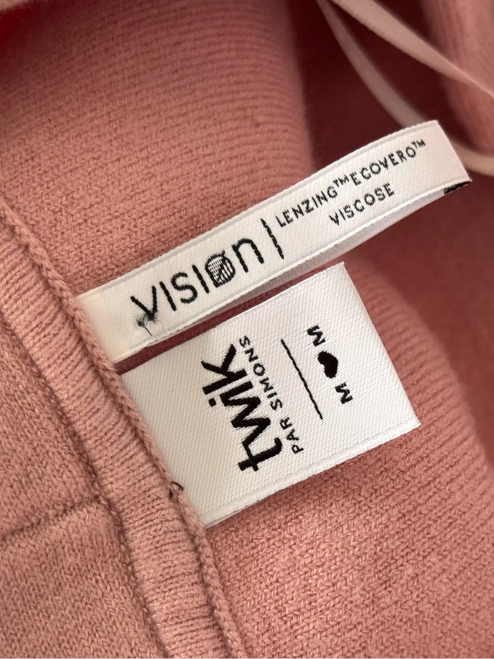 twik Dusty Pink Pea Coat